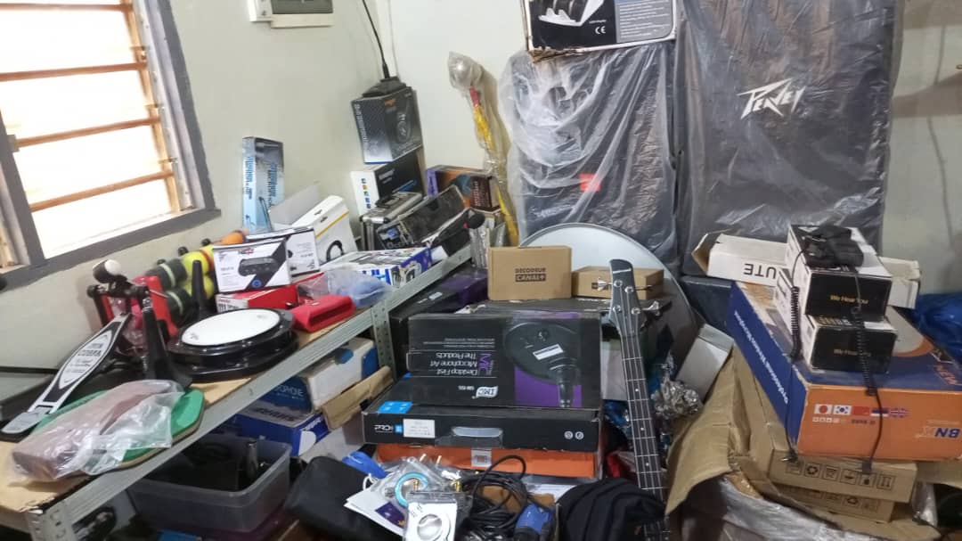 Accessoires et matériel en boutique